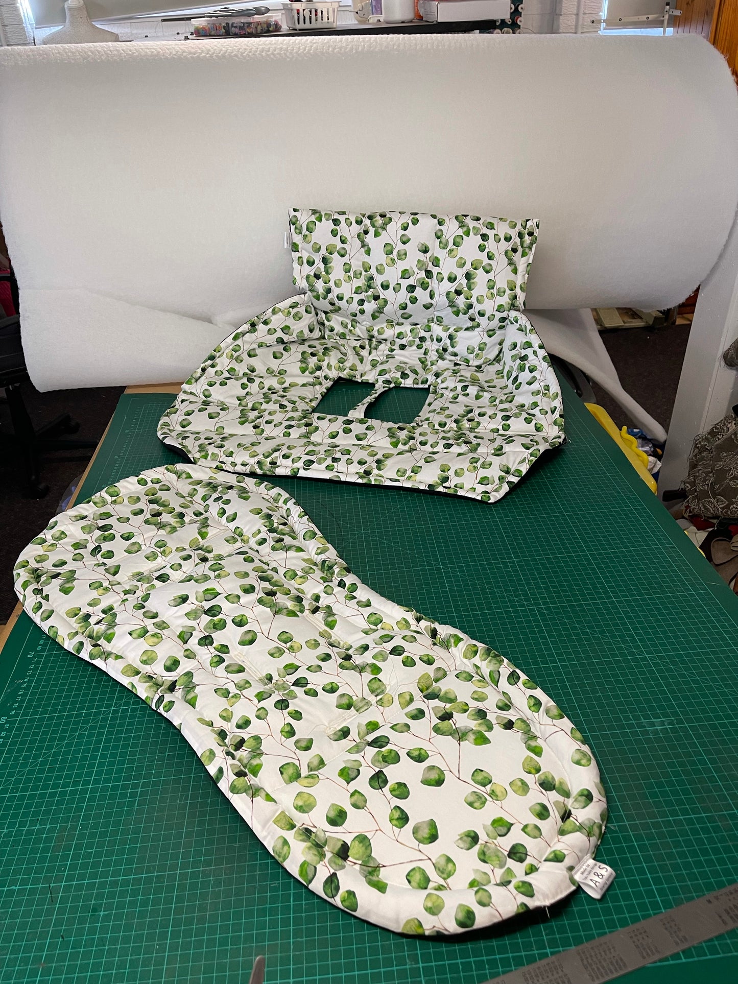 Single trolley covers and pram liner sets