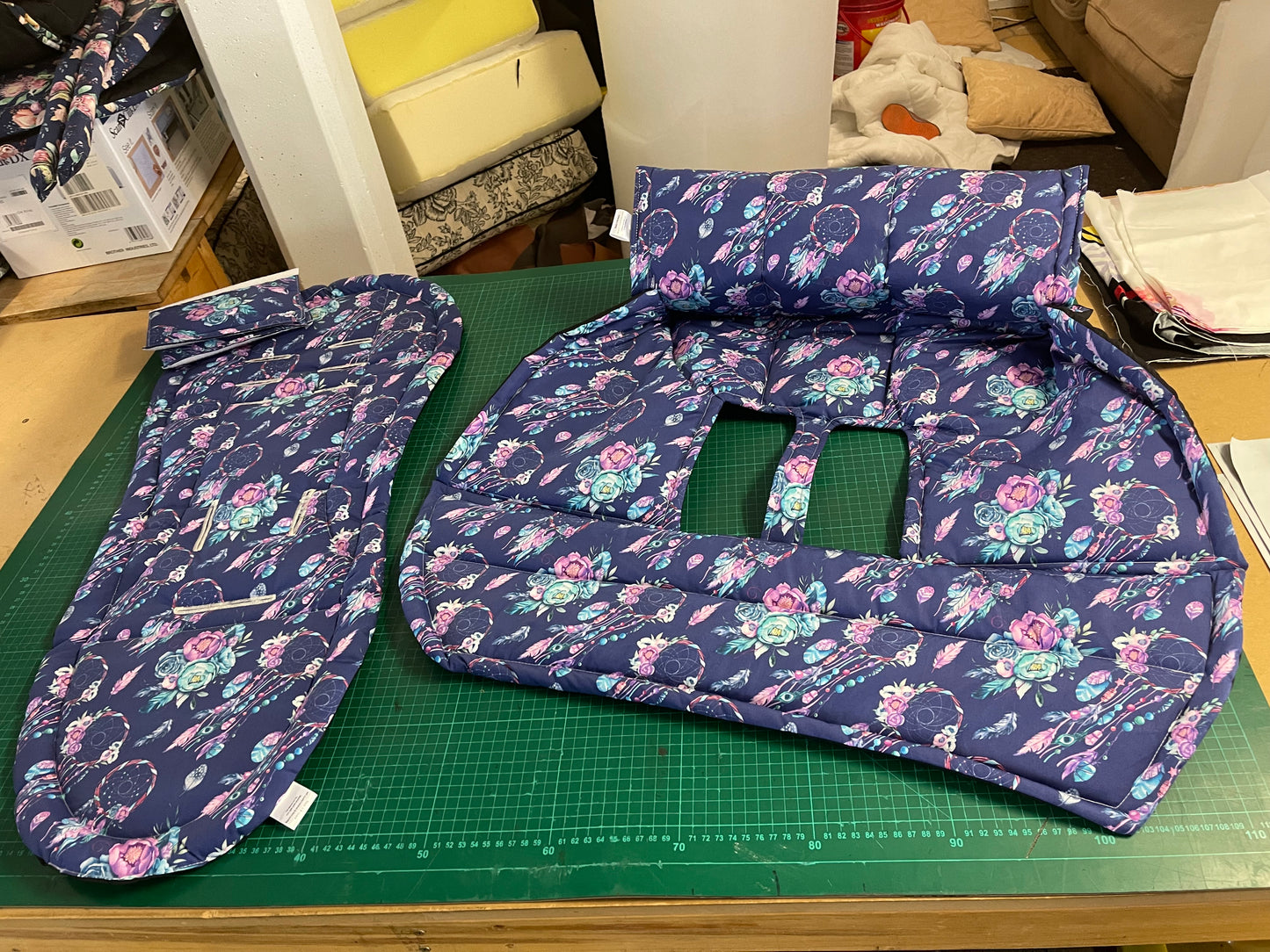 Single trolley covers and pram liner sets