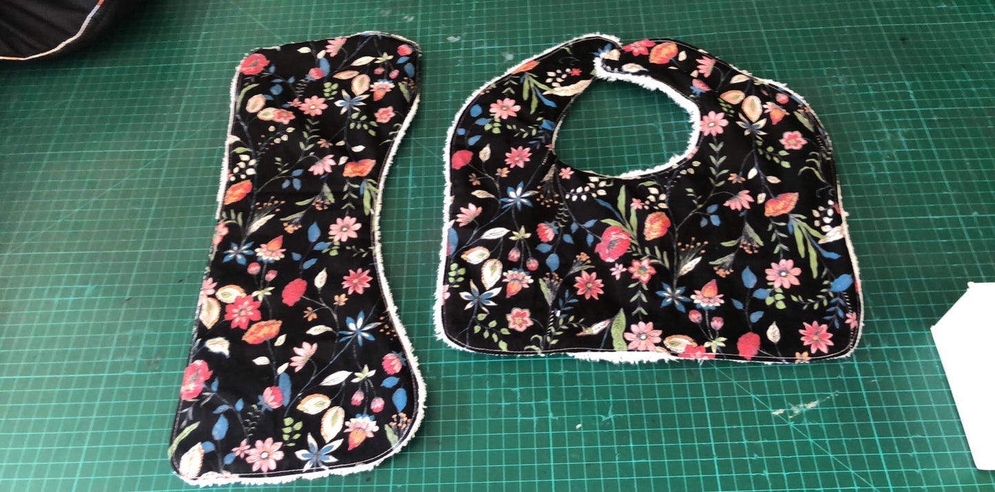 Bibs and burping cloths pack